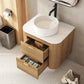 24" Floating Bathroom Vanity Ceramic Sink Combo