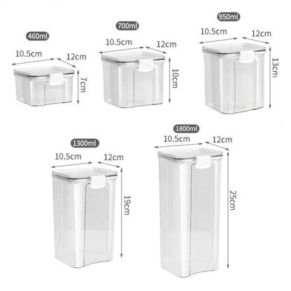 Sealed Jars Kitchen Grain Storage Organizer