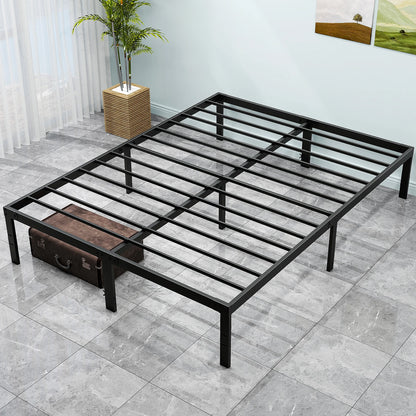 16IN Tall Basic Bed Frame Sturdy Steel