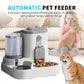 Automatic Feeder and Water Fountain with Spill Proof Design