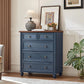 35.5" Tall Small Dressers for Bedroom with Roman Column