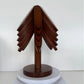 Natural Foldable Black Walnut Wooden Trivet Set