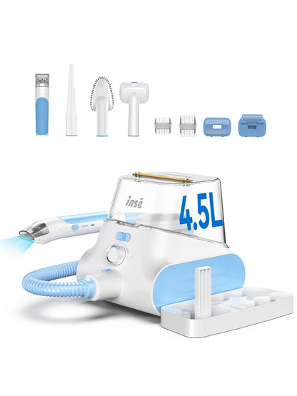 Ultra-Low Noise Pet Grooming Kits with 4.5L Large Capacity Dust Box