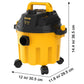 3 in 1 Portable Shop Vacuum with Blowing Function