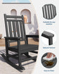All-Weather HDPE Patio Rocking Chairs