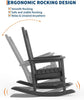 All-Weather HDPE Patio Rocking Chairs