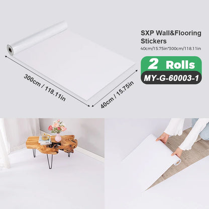 2 Rolls Self-Adhesive Wall and Floor Sticker Peel and Stick