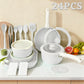Nonstick Cookware Set with Detachable Handles